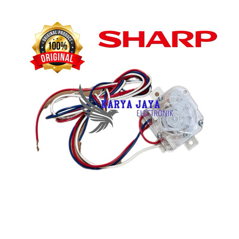 TIMER MESIN CUCI SHARP ES-T95CR ORIGINAL - TIMER SHARP 2 TABUNG