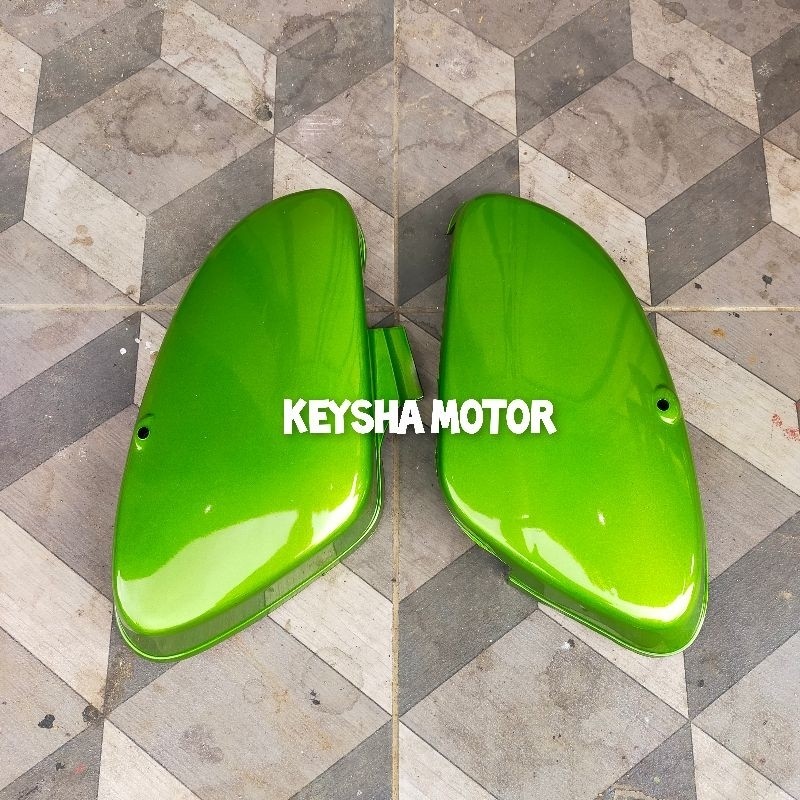 BOK AKI TEPONG AKI TUTUP AKI HONDA C70 WARNA HIJAU METALIK