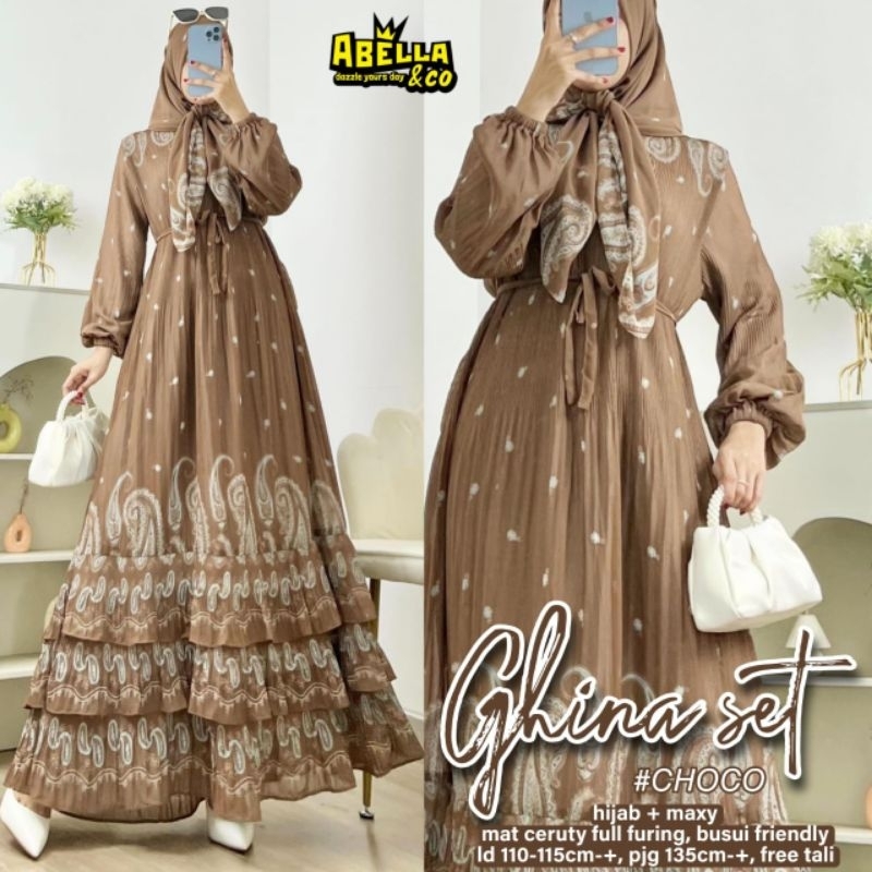 GHINA SET BY ABELLA/ GHINA SET 4/ GHINA SET 3/OCHA SET JUMBO BY ANTY