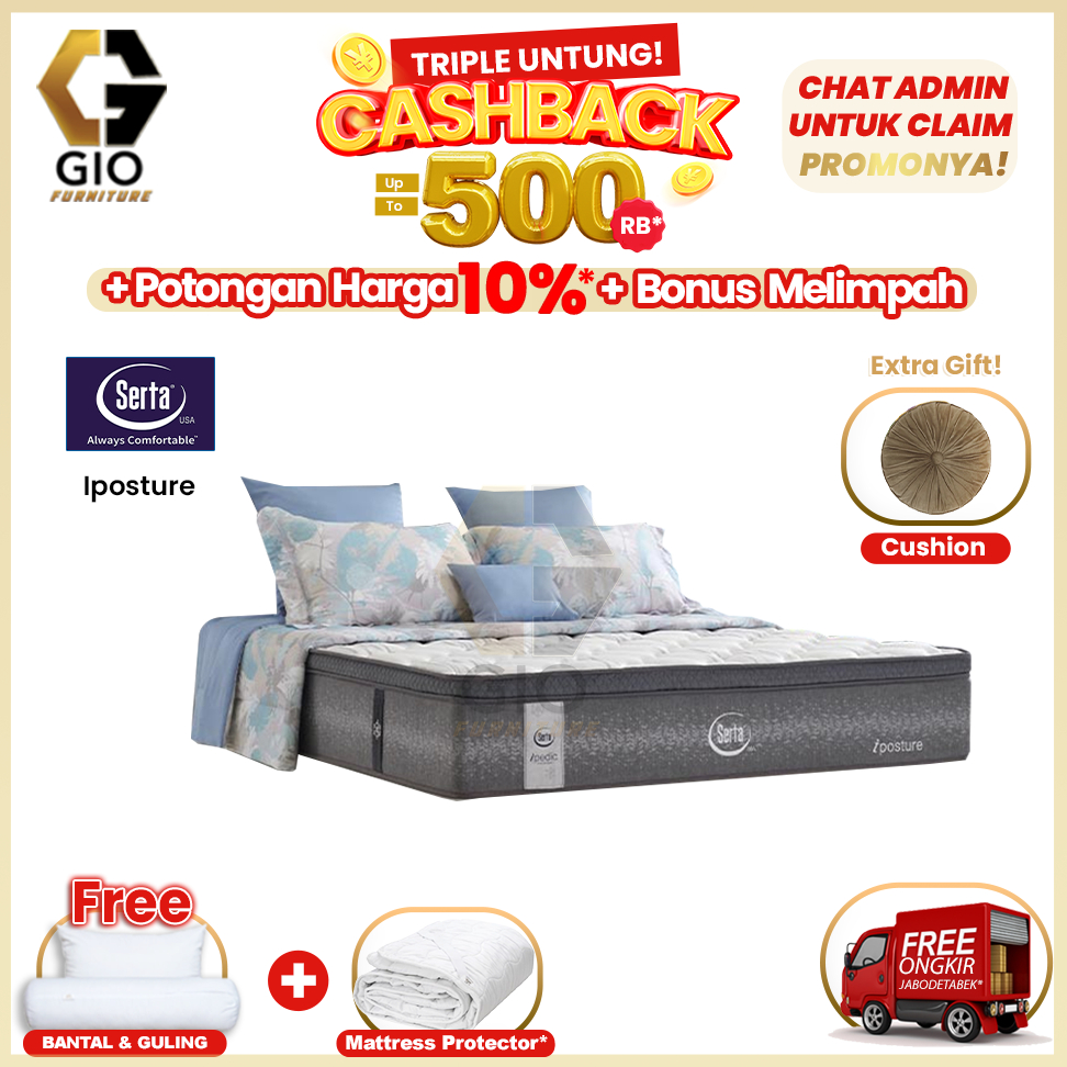Kasur Serta iPosture / Serta Springbed iPosture (Hanya Kasur)