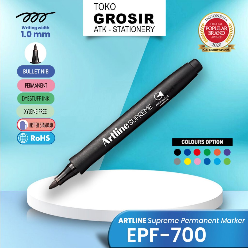 

Spidol Permanent Artline Supreme EPF-700