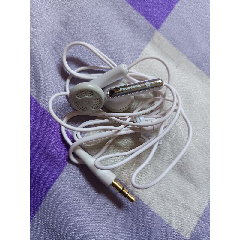 Headset Earphone PANASONIC ORIGINAL Superb Sound Quality Tanpa Mic