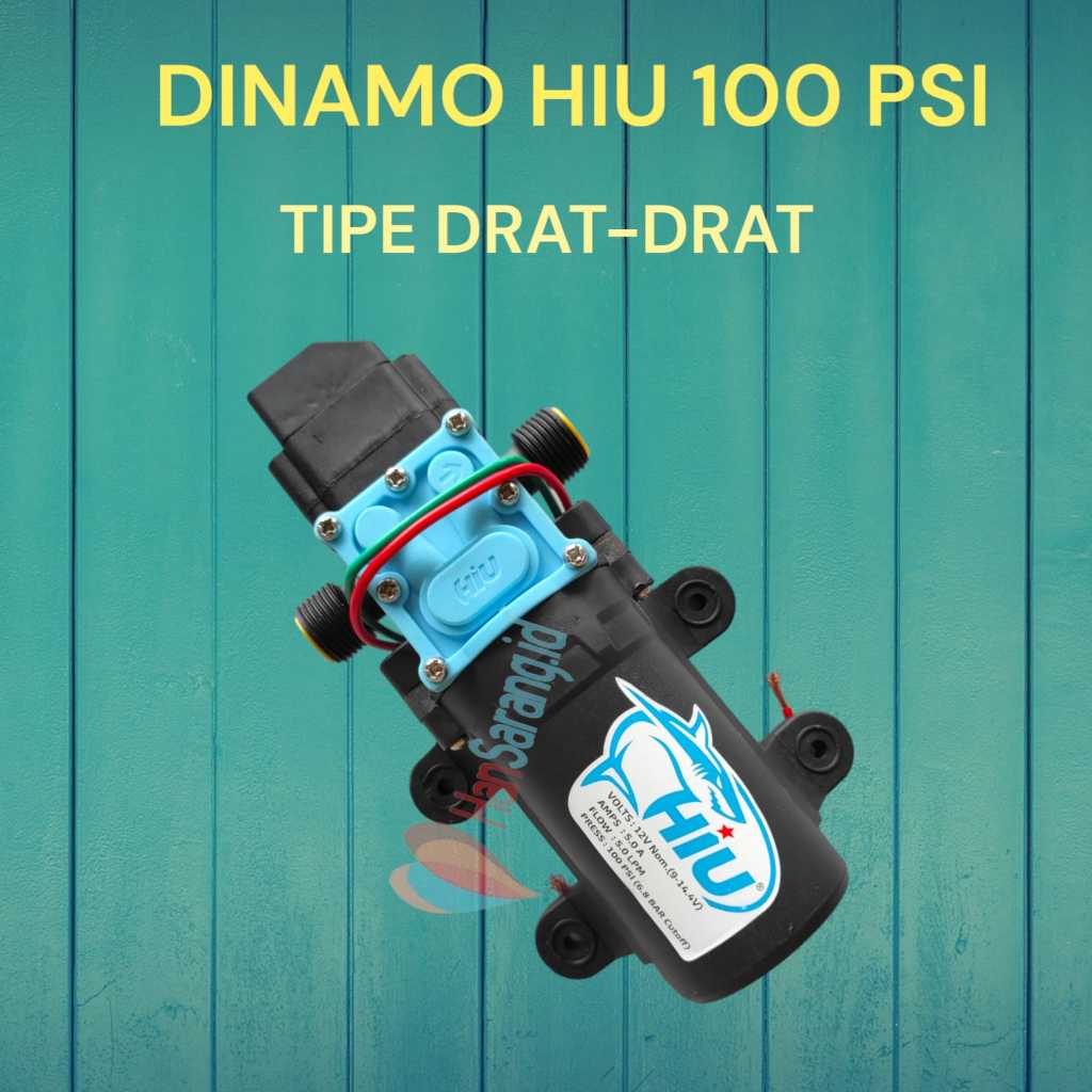 Dinamo 12v Hiu dynamo elektric sprayer pompa elektrik sprayer TIPE DRAT-DRAT