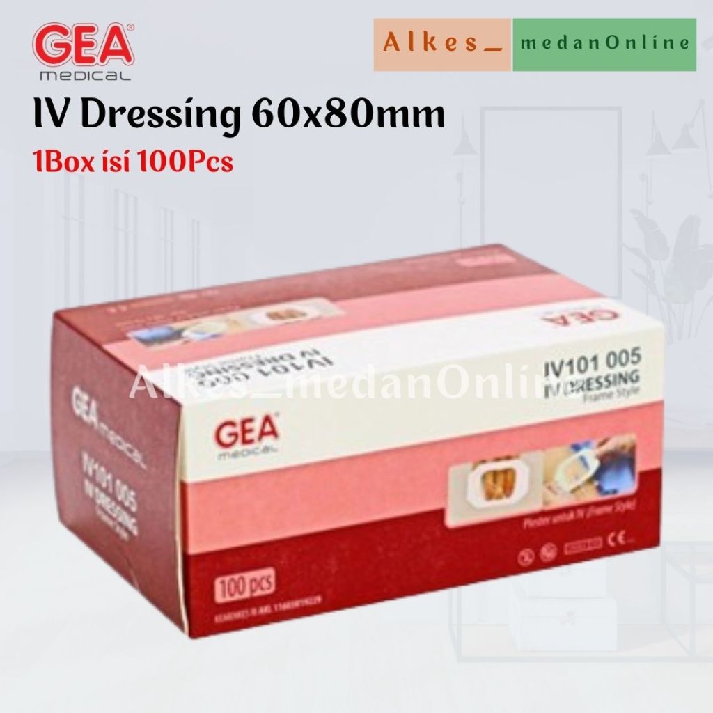 IV Dressing Plester Pasca Operasi / IV Dressing Non Woven 60 x 80 mm