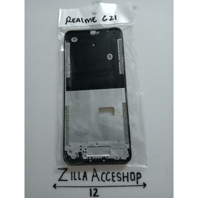 frame tatakan lcd Realme c21 original