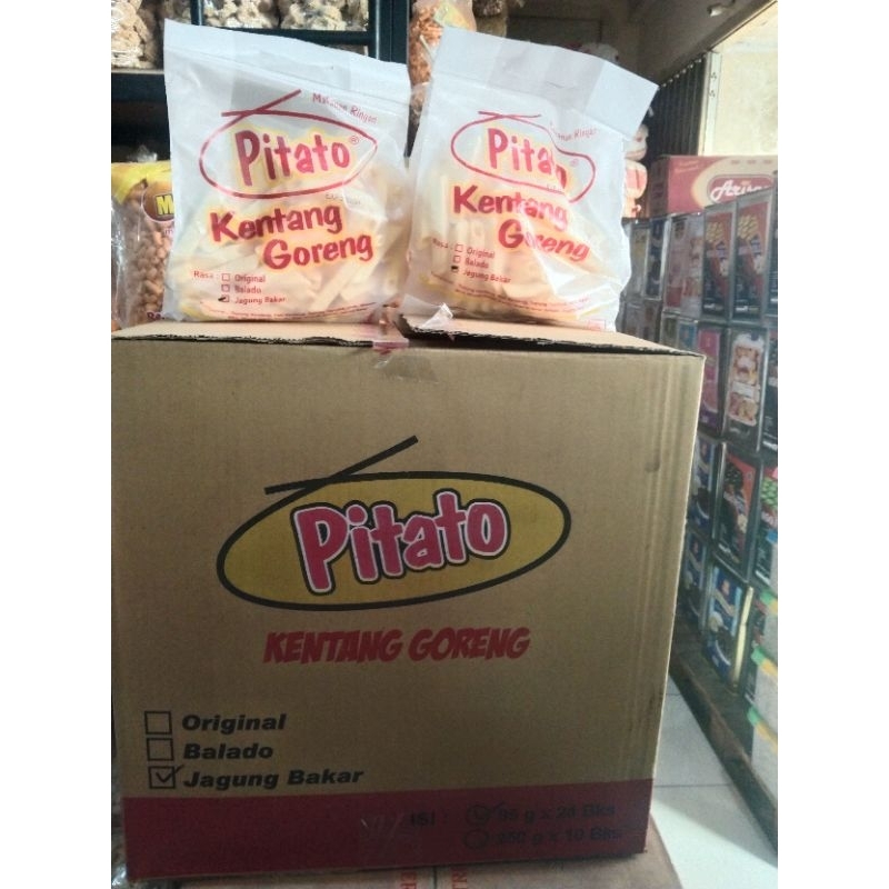 

Pitato kemasan 24 x 95 gr Karton Grosir Snack Pitato