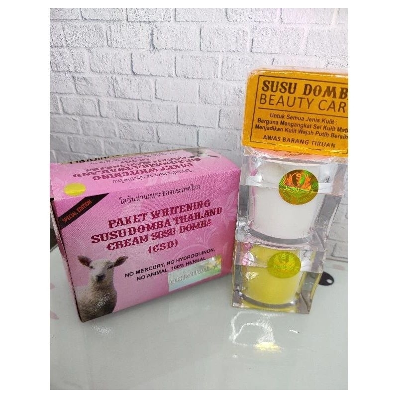 Paket Whitening Cream susu domba
