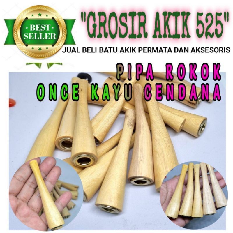 pipa kayu cendana lubang multi / pipa kayu cendana