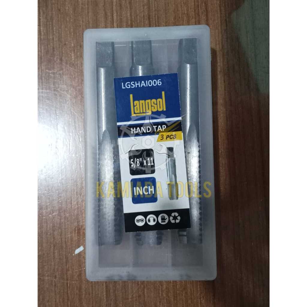 Hand Tap 5/8" x 11 LANGSOL/Tap Drat Baut 5/8" Drat Kasar