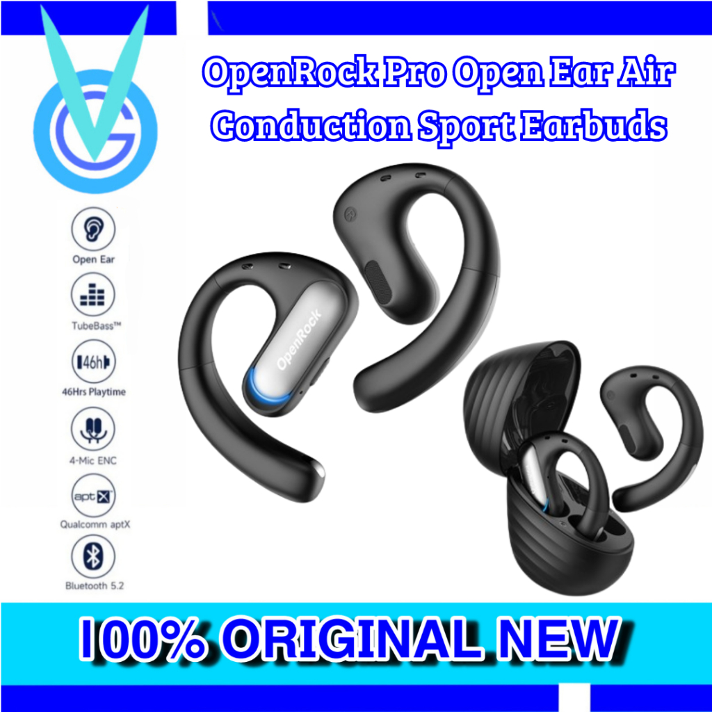 OpenRock Pro Open Ear Air Conduction Sport Earbuds