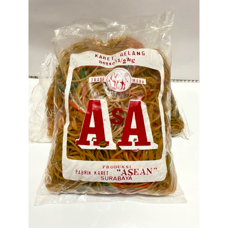 KARET gelang PENTIL cap AA 1/2 kg