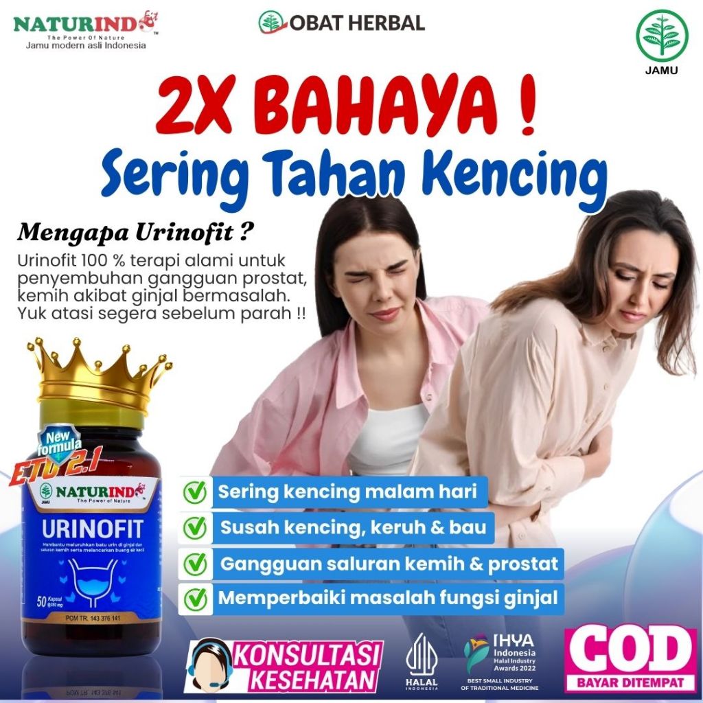 Obat Sering Buang Air Kecil Kencing Terus Menerus Anyang Anyangan Beser Urinofit