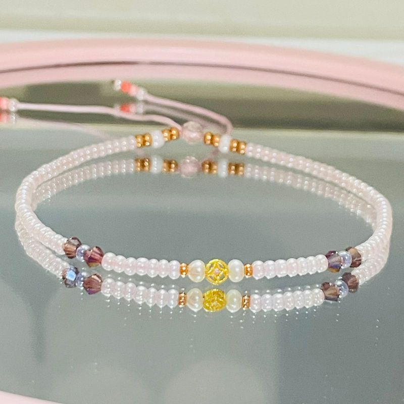 GELANG TALI MANIK SERUT CHARM CHIAN EMAS 24K EMAS HK ASLI 9999%