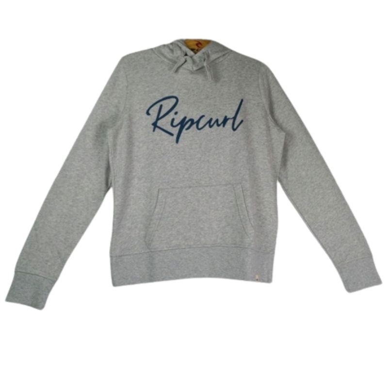 Hoodie Ripcurl Original Wanita A22 Standard script hood - light grey heather