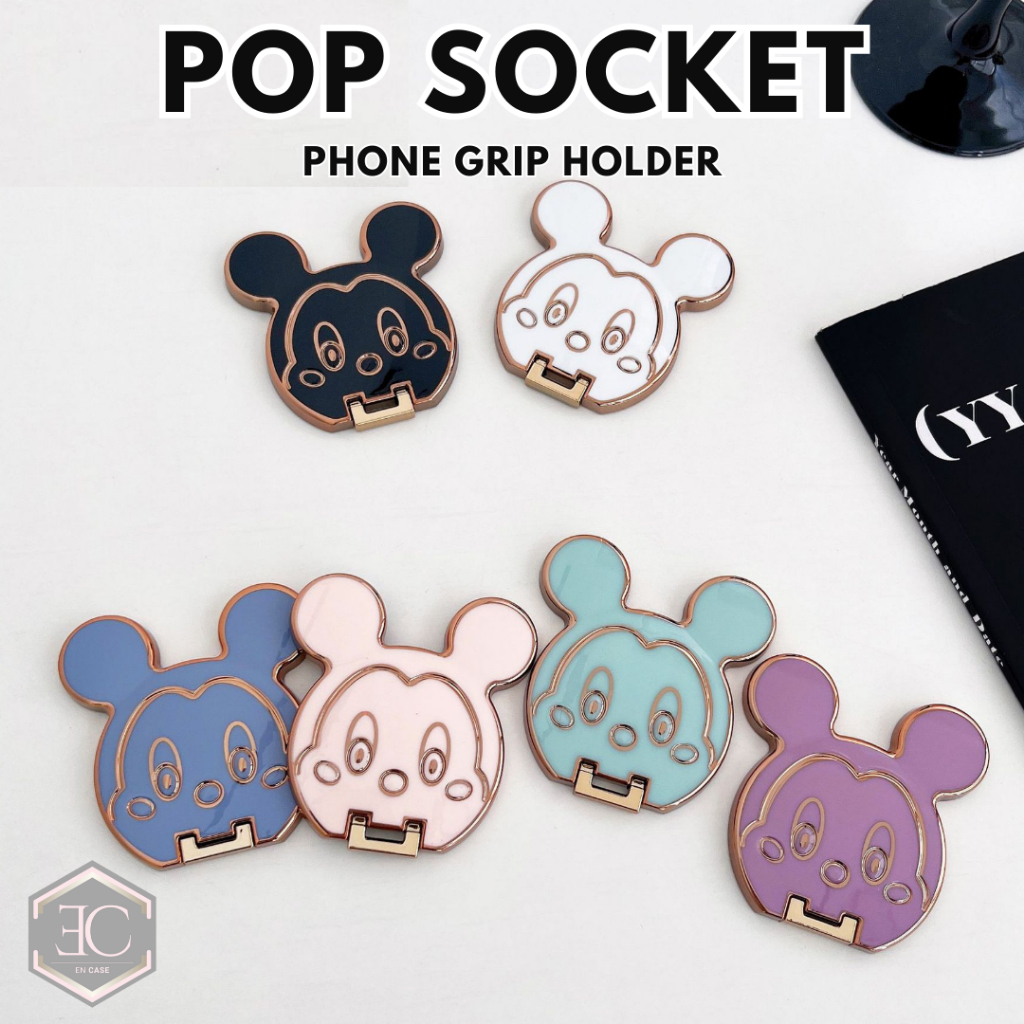 Popsocket Pop Socket Phone Grip Stand HP Pegangan Handphone Mickey