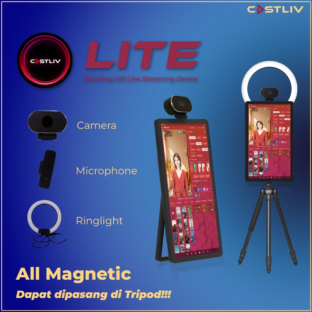 CastLiv Lite - Standing AIO Live Streaming Device
