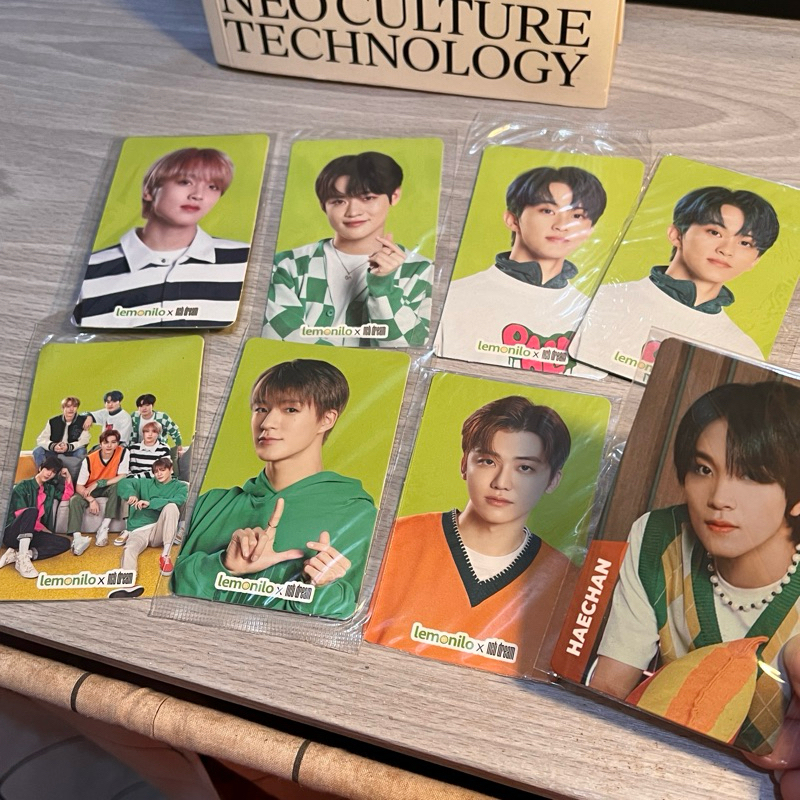OFFICIAL PHOTOCARD - NCT Dream x Lemonilo tos tos haechan 127 mark pc poca ori mark jaemin
