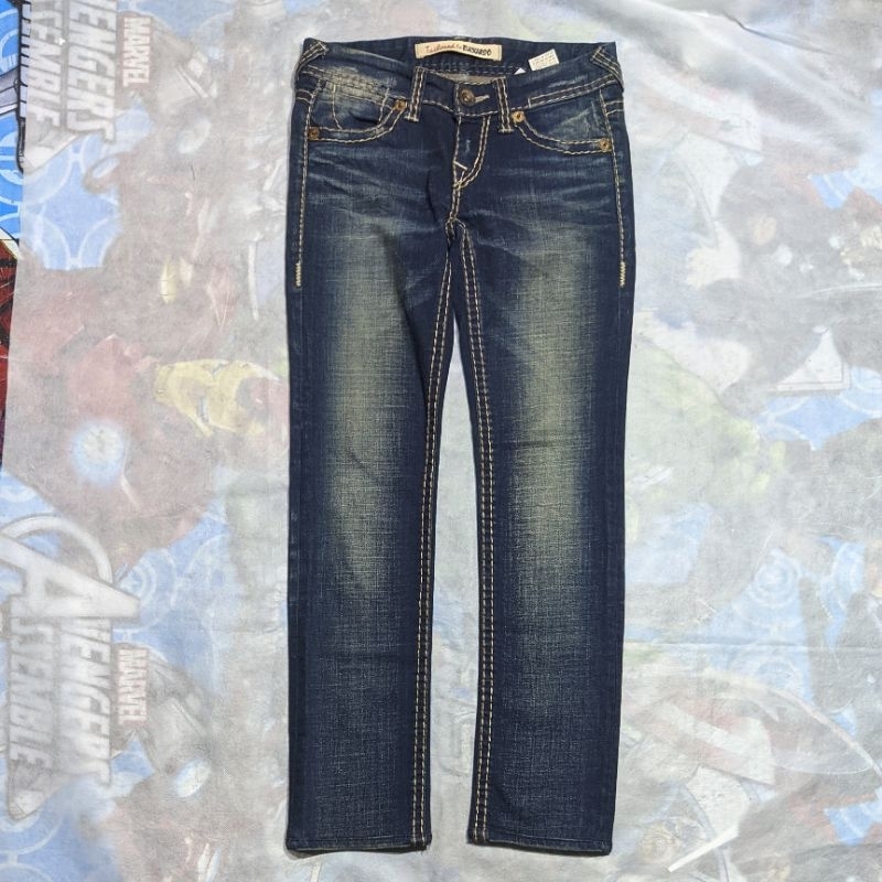 Celana Panjang Longpants Jeans Buckaroo Dark Blue Washed Fading Original Second Preloved #CJ145