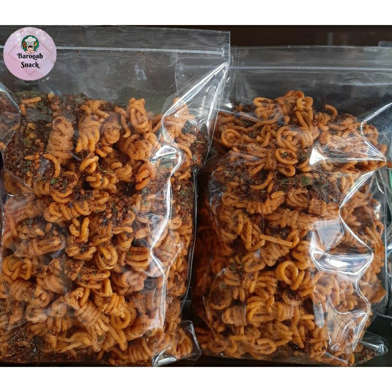 

SNACK MIE GULUNG PEDAS DAUN JERUK 150GR