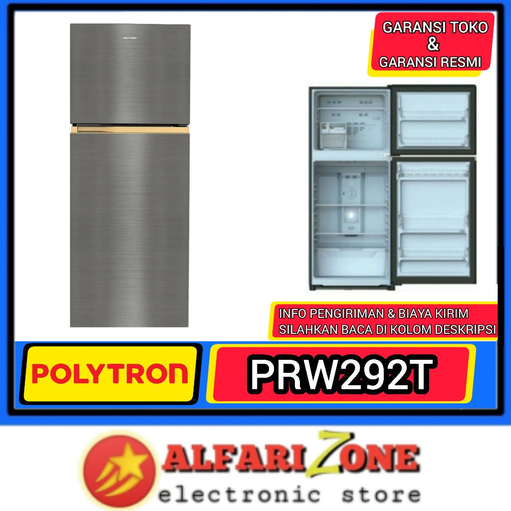 POLYTRON PRW292T Kulkas polytron 2 pintu PRW 292T
