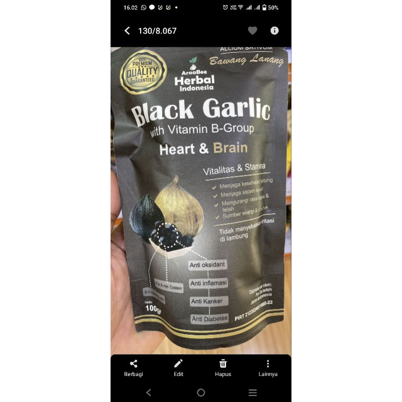 Black Garlic Premium