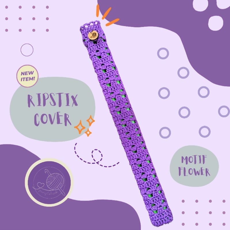 RIPSTIX COVER / SARUNG RIPSTIX - MOTIF FLOWER