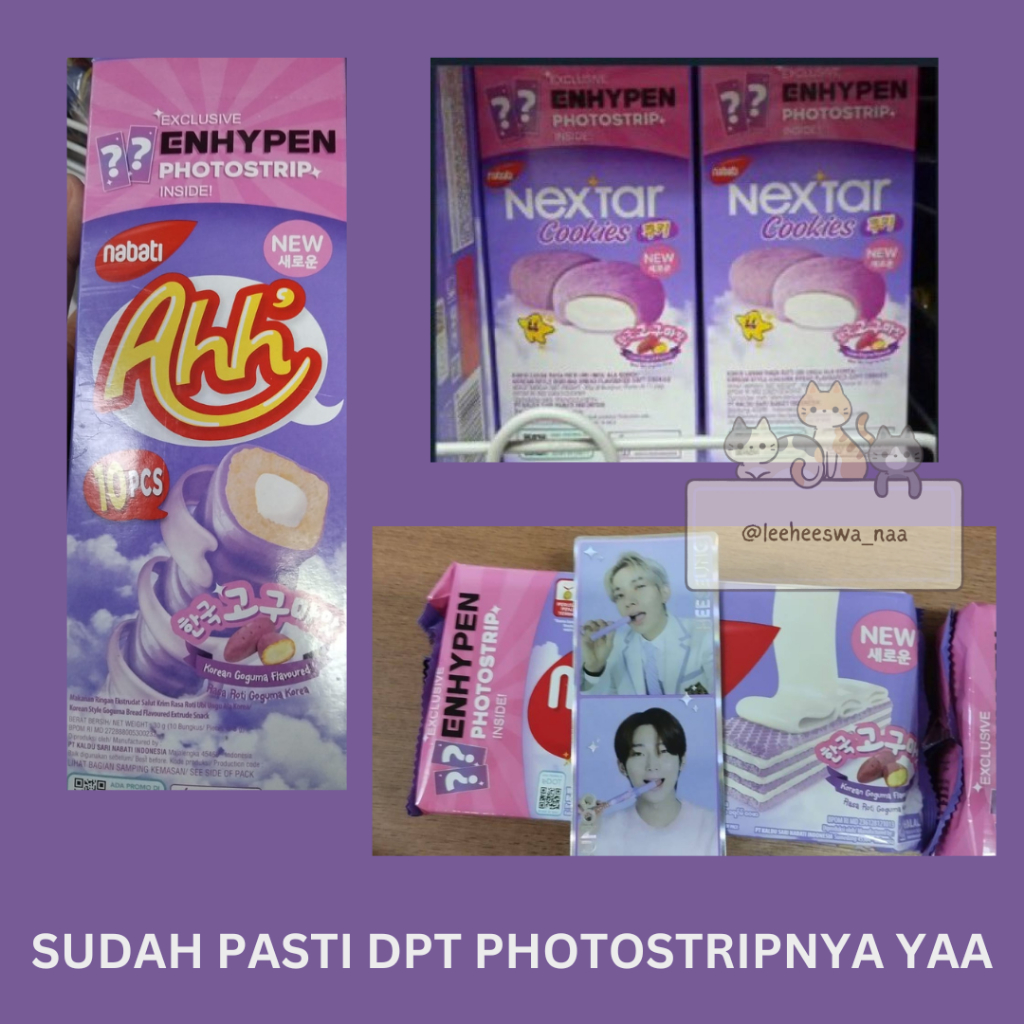 

READY STOCK Nabati Enhypen Free Photostrip member