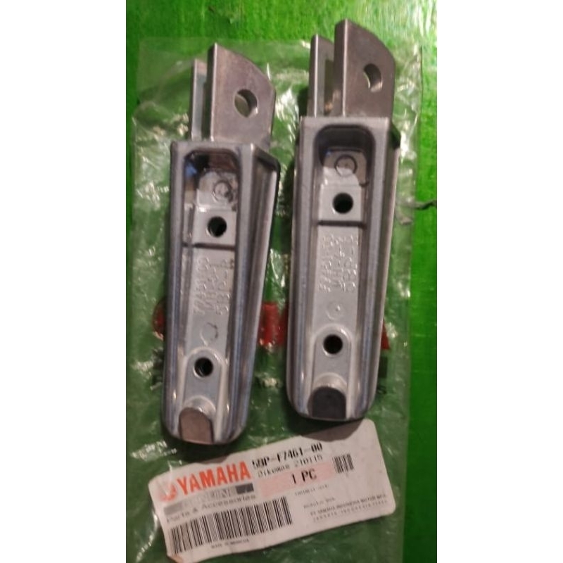 FootStep SCORPIO Yamaha 5BP YGP Belakang Tempat Kaki Foot Step Pelat Plat Injekan Alumunium Aluminiu