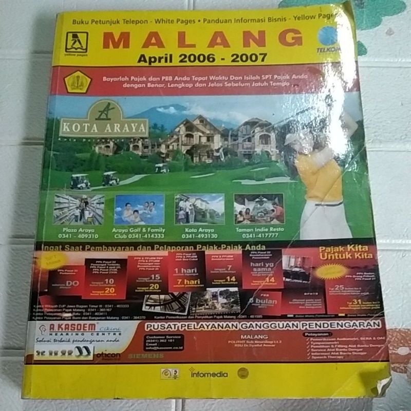 YELLOW PAGES MALANG APRIL 2006-2007