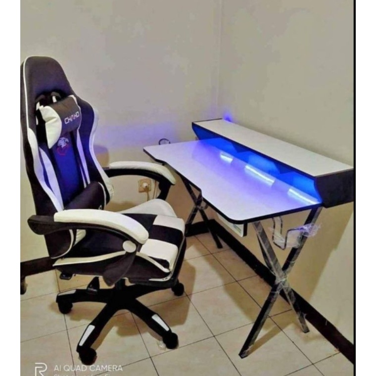 ART A46I PAKET MEJA GAMING PAKET MURAH MEJA DAN KURSI GAME MINIMALIS BANYAK PILIHAN