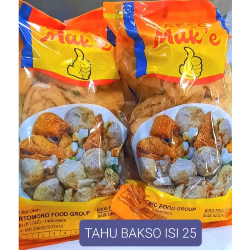 

Mak'e Tahu Bakso Super isi 25pc