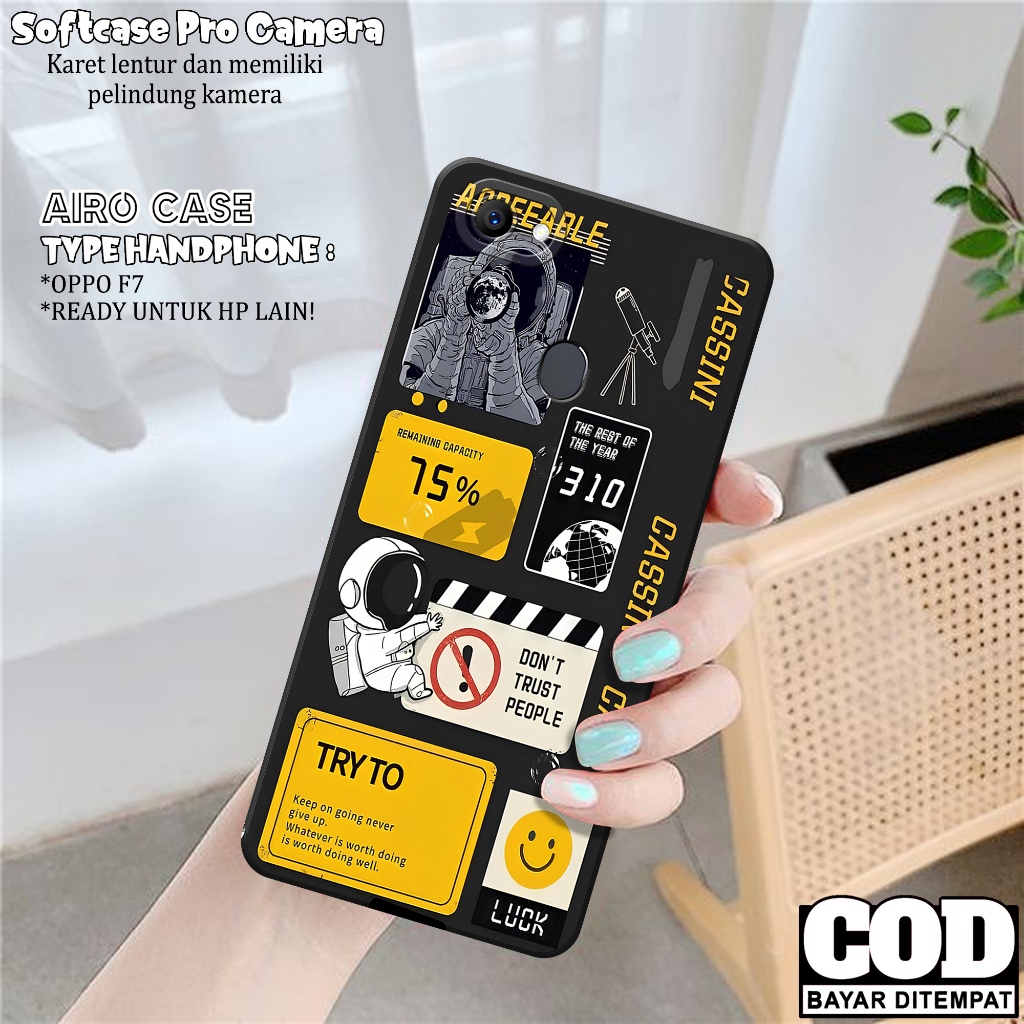 Case OPPO F7 Terbaru - Softcase OPPO F7- Fashion Case ASTRONOT - Casing OPPO F7 - Softcase Pro Camer