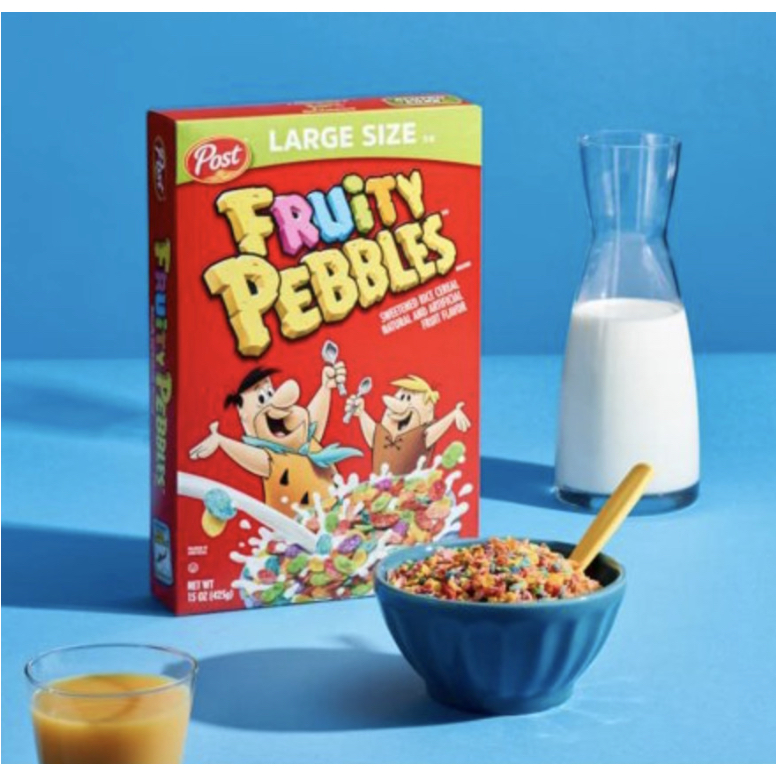 

QH POST FRUITY PEBBLES Cereal 15 oz Sereal 425 gram