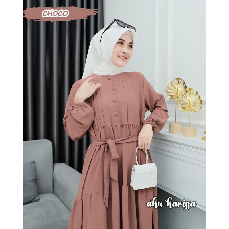 HAWA DRESS / aku karissa / ori / gamis / maxy / jatim / promo / murah