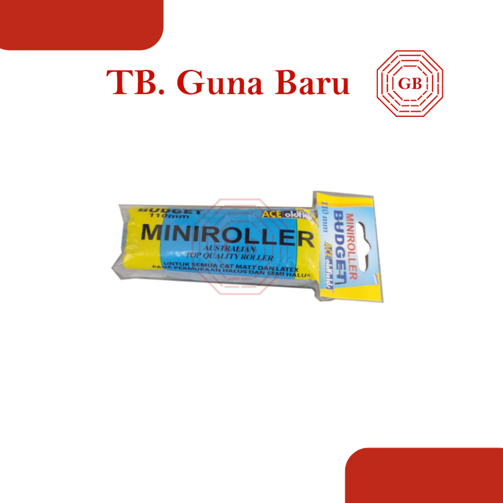 Refil Bulu Kuas Rol Cat Ace Oldfields 110mm