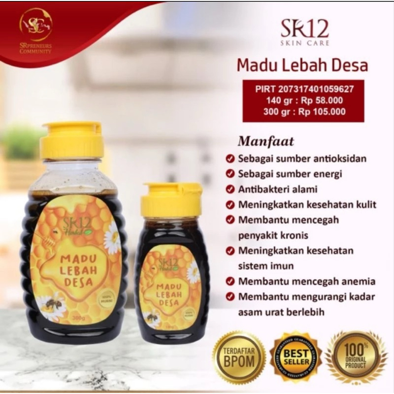 

MADU LEBAH DESA SR12 ASLI BERBPOM..!!! MADU HUTAN AKASIA / MENINGKATKAN IMUNITAS & DAYA TAHAN TUBUH