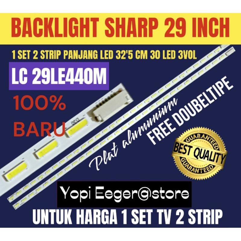 BACKLIGHT TV LCD LED SHARP 29 INCH LC-29LE440M