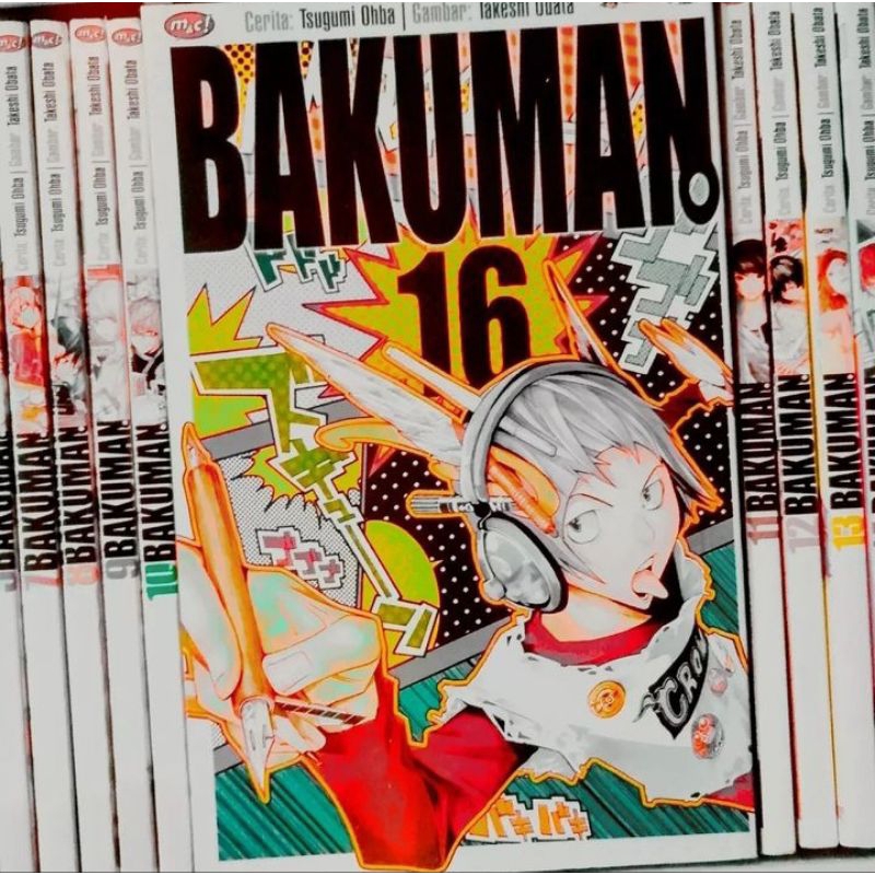 komik bakuman set 1,4,5,7-14,16,17