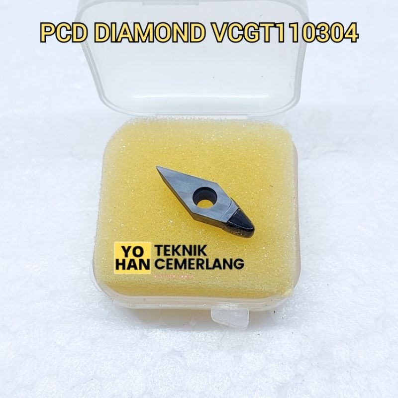 Insert Bubut Diamond Pcd Vcmt11 03 04 Mata Pisau Bubut Alumunium
