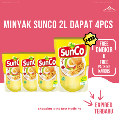 

MINYAK SUNCO 2L DAPAT 4PCS