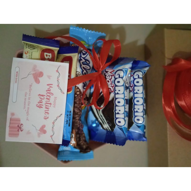 

kado valentine/ snack piring/snack box murah