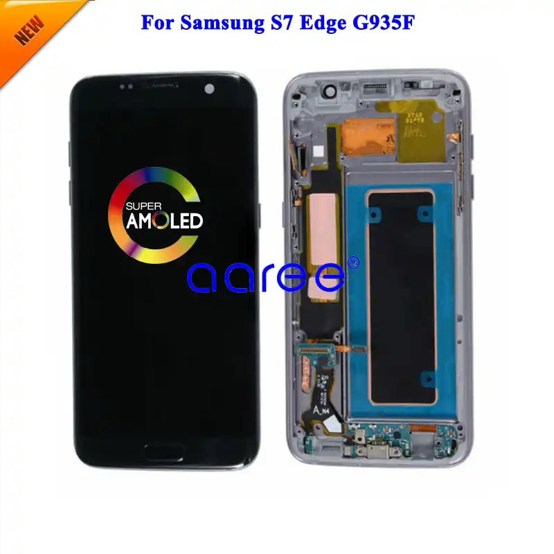 LCD Touchsreen Samsung S7 Edge G953F Fullset Frame / Original Amoled