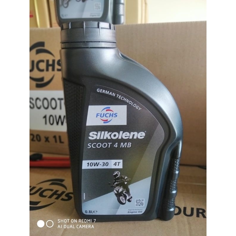 Oli fuchs silkolene scoot 4 mb 10w 30 asli
