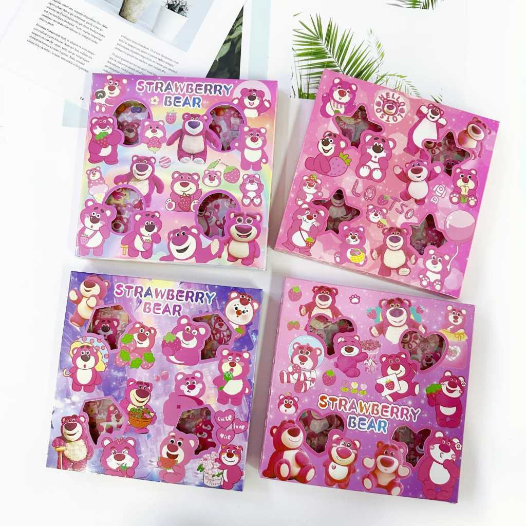 

Sticker Lotso Premium 1 Box isi 100 Pcs Aesthetic Waterproof Sticker Cute Anak Perempuan