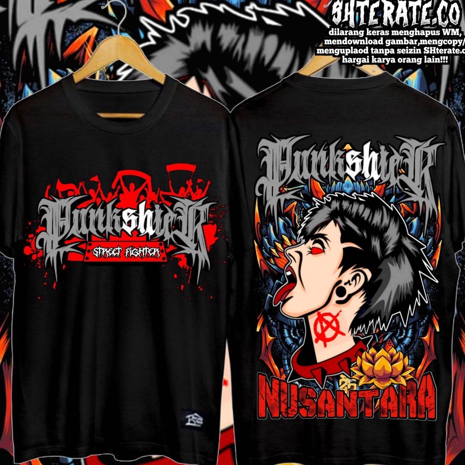 RealPict COD Kaos Punkshter PSHT 3s cotton combed distro original Premium
