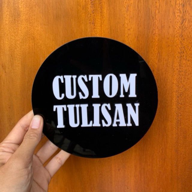 

papan sign akrilik custom tulisan
