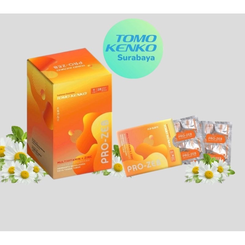 Tomo Kenko Multivitamin Pro-ZEB Tomo Kenko | Vitamin Otak | Vitamin Sendi | Kesehatan Tubuh | Multiv