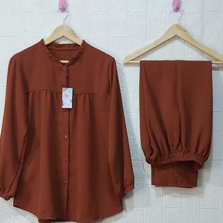 Ready Now ONE SET RAYON CRINKLE AIRFLOW SETELAN  SETELAN RAYON CRINKLE AIRFLOW DRESS RAYON  SETELAN 