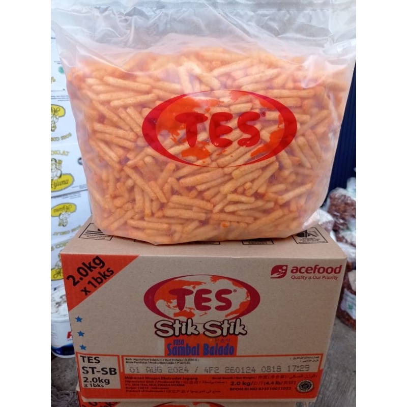 

stik balado pedas kiloan grosir snack asli renyah murah termurah free ongkir merk tes stik balado