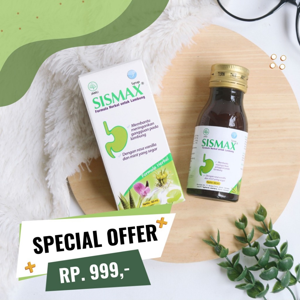 Obat Maag Herbal SISMAX Formula Herbal Untuk Lambung